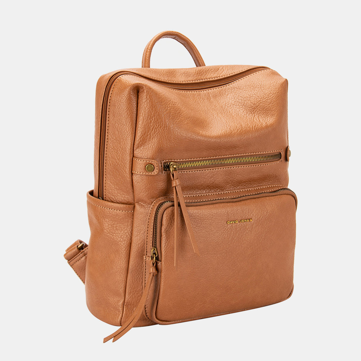 David Jones PU Leather Backpack Bag – UZshops